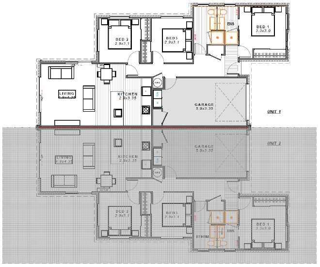 Quality, Comfort, and Convenience - Contemporary Half Duplex in Arbor Green  2