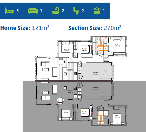 Stylish 3-Bedroom Duplex in Thriving Rolleston 2
