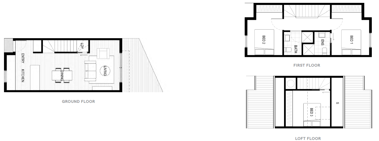 Modern Three-Bedroom, Two-Bathroom Townhouse  5