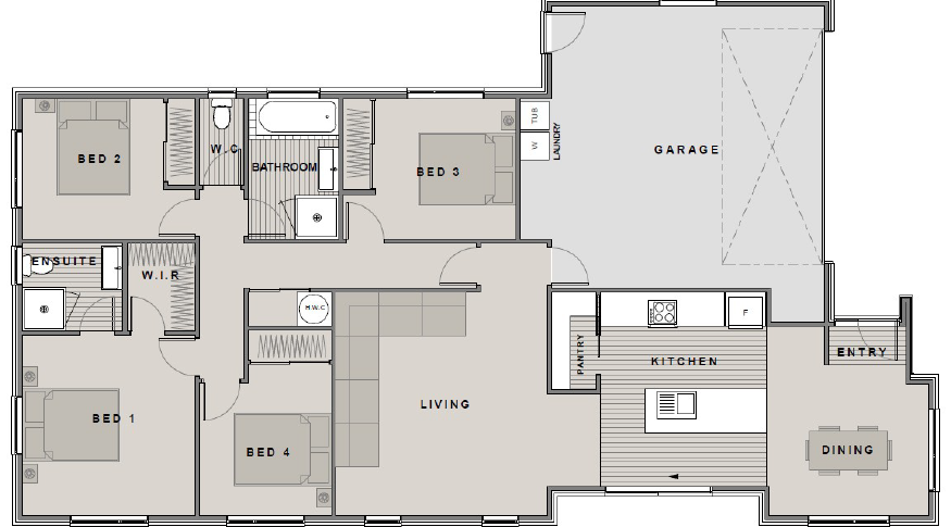 Contemporary 4-Bedroom Home Designed for Modern Living 2