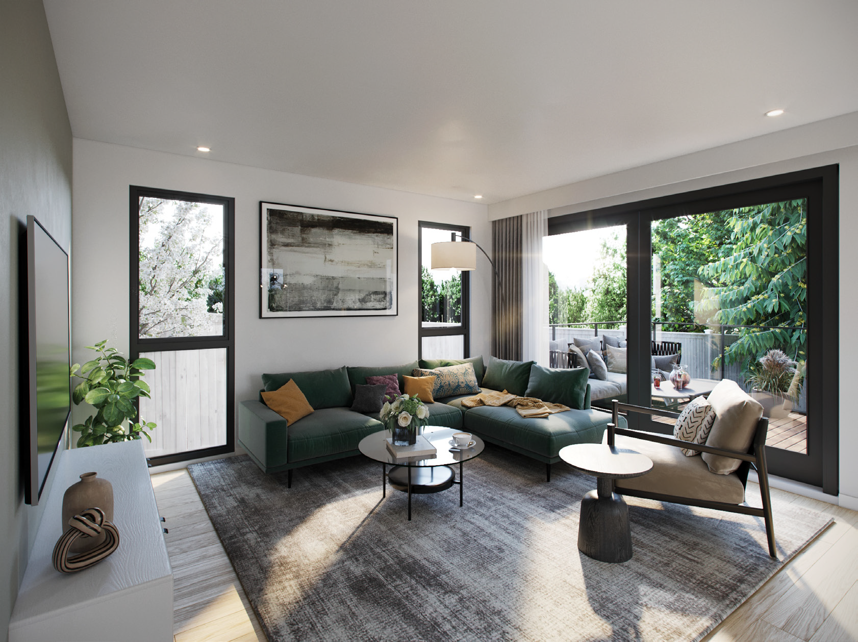 Modern Three-Bedroom Home with Study 3