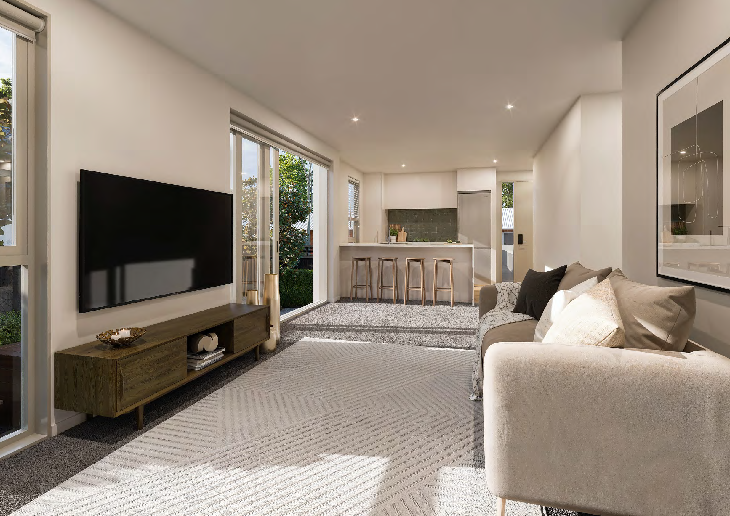 Easy-Care Living Close to the City 2