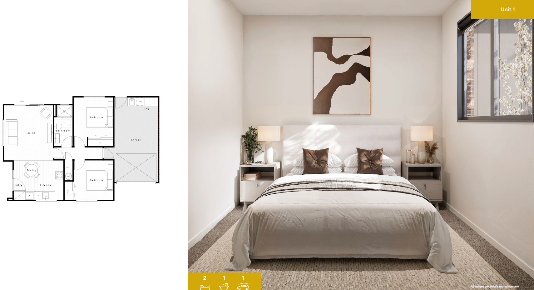  Stylish New Townhouse with Garage & Private Outdoor Living 3