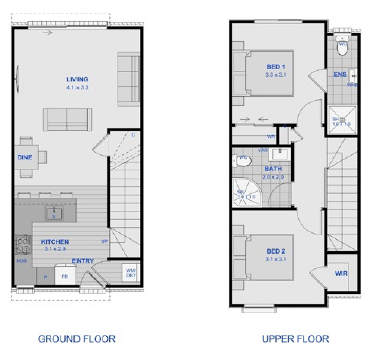 Contemporary Forest Lake Townhomes 4