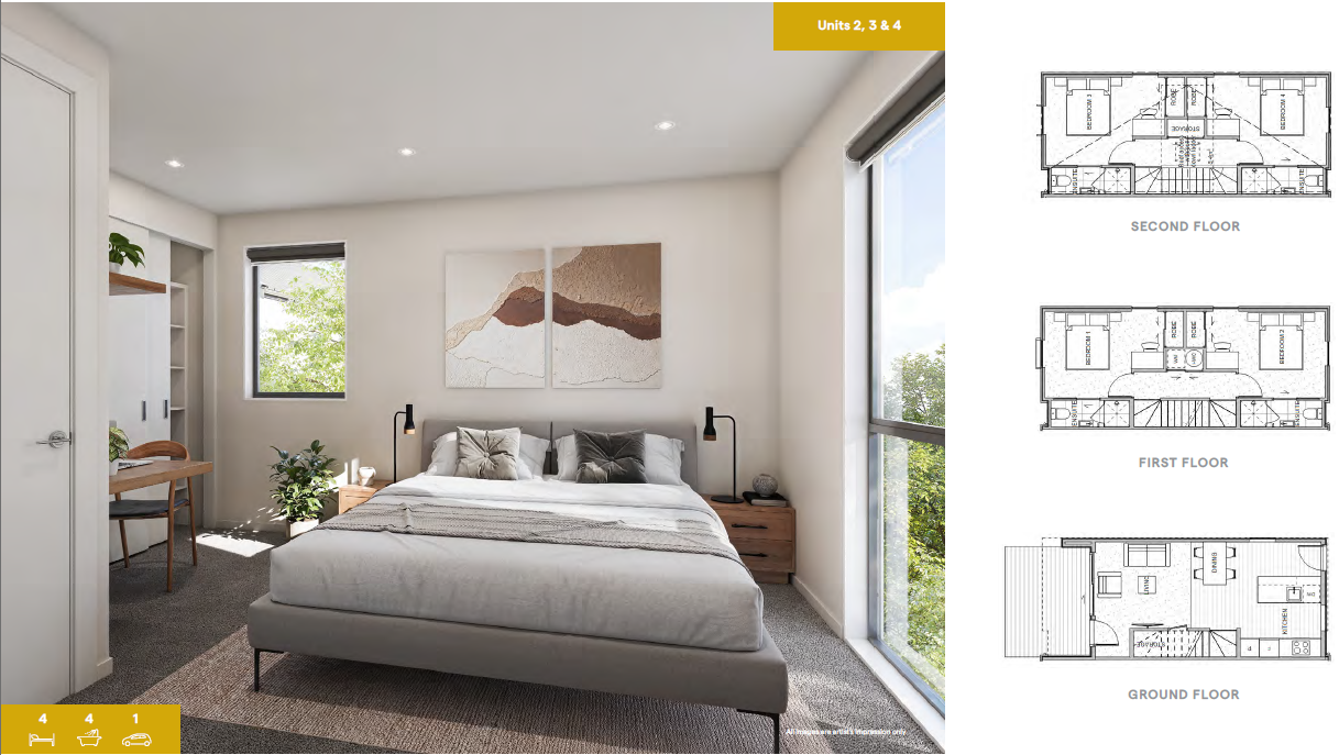 Architecturally Designed 4-Bed, 4-Bath Homes with Parking 3